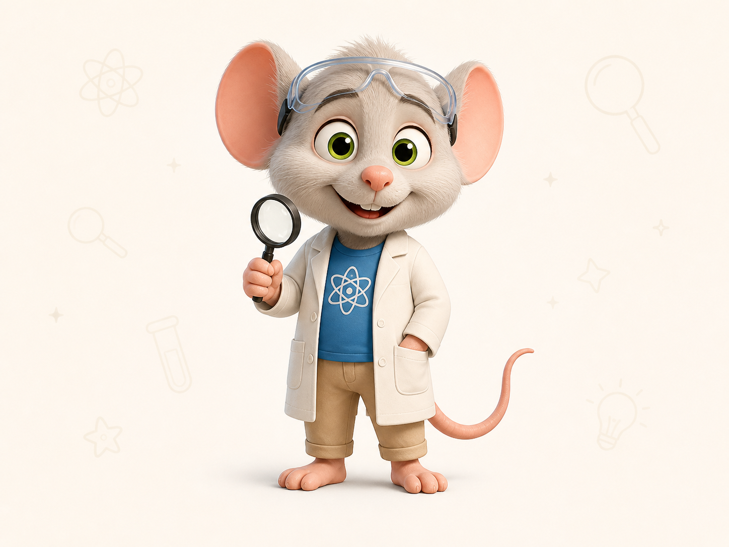 Newton, ratón científico de Little Big Habits
